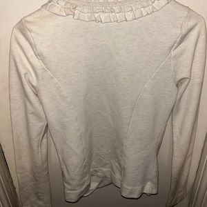 Beige Soft Blazer with Ruffles. Maurice’s size Small